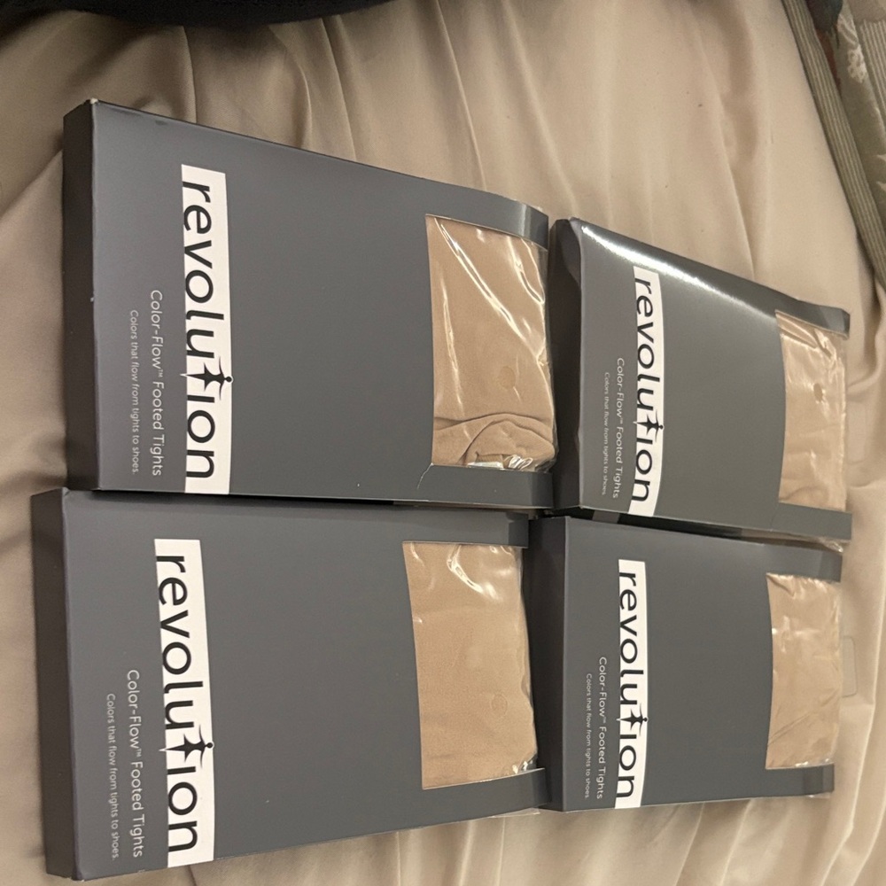 Revolution Men's Tan/Nude Tights Pack of 4
